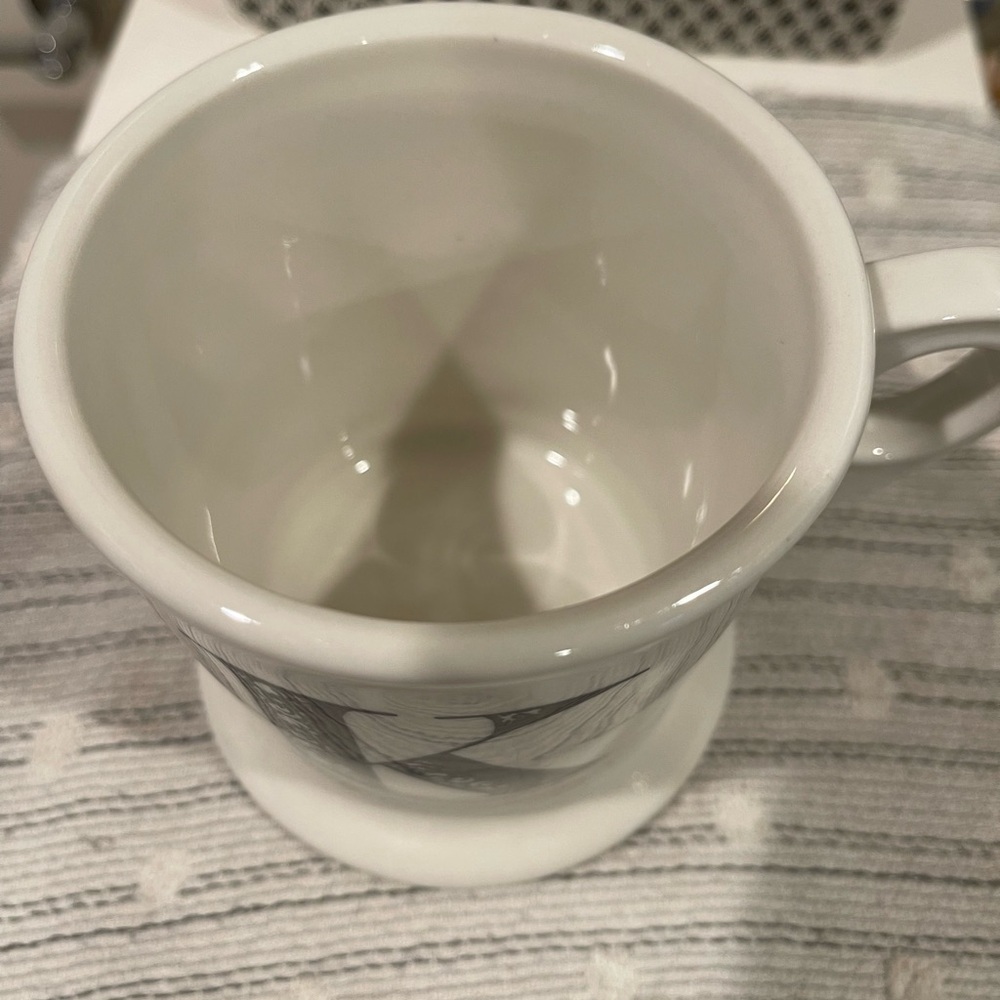 NWOT Anthropologie White Monogrammed “K” Mug - Picture 3 of 4